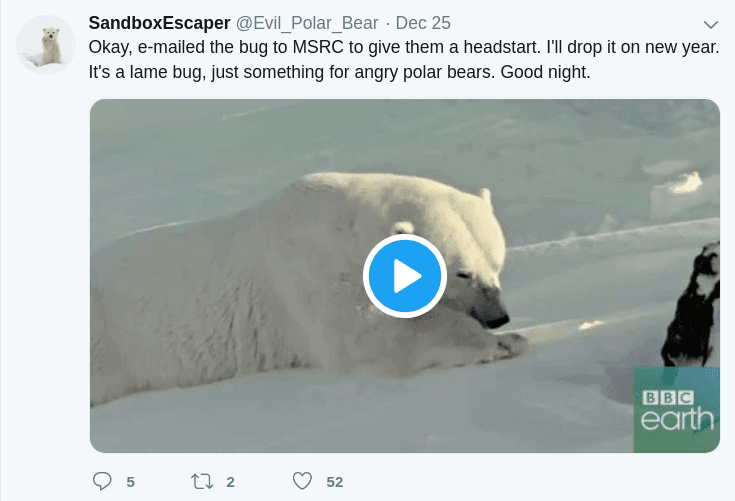 SandboxEscaper released PoC code for a new Windows zero-day