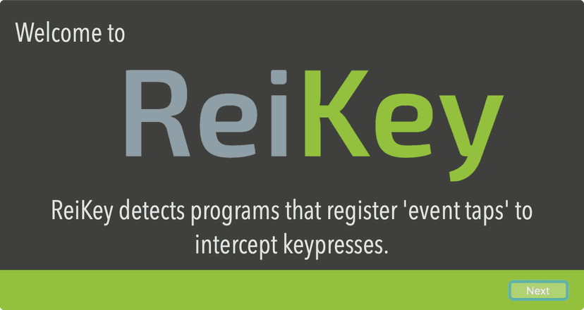 ReiKey app for macOS can detect Mac Keyloggers using event taps