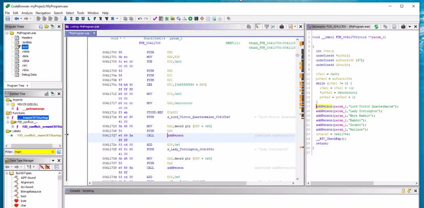 Analyzing AZORult malware using NSA Ghidra suite