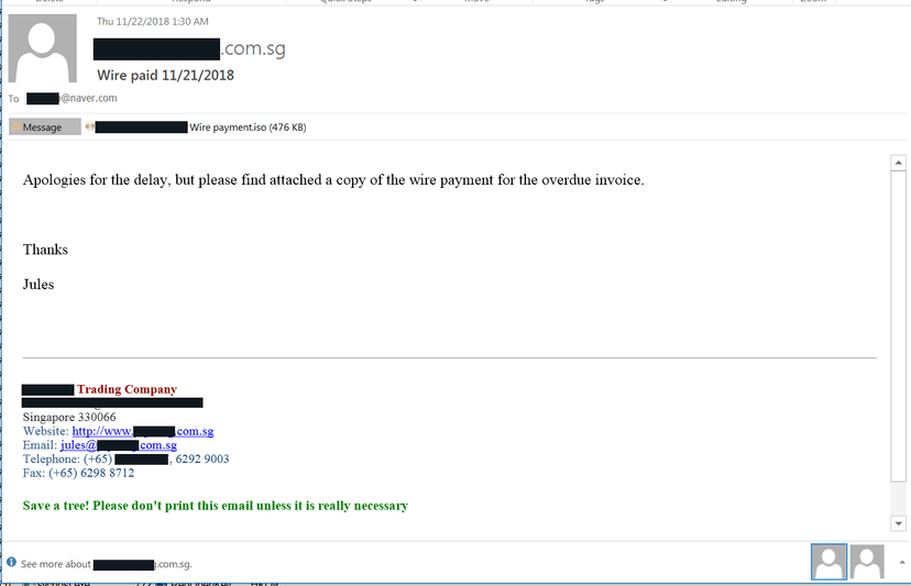 Malspam campaign spreads LokiBot & NanoCore via ISO image files