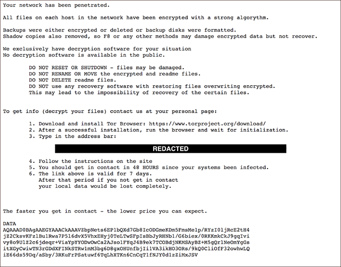 DoppelPaymer ransomware