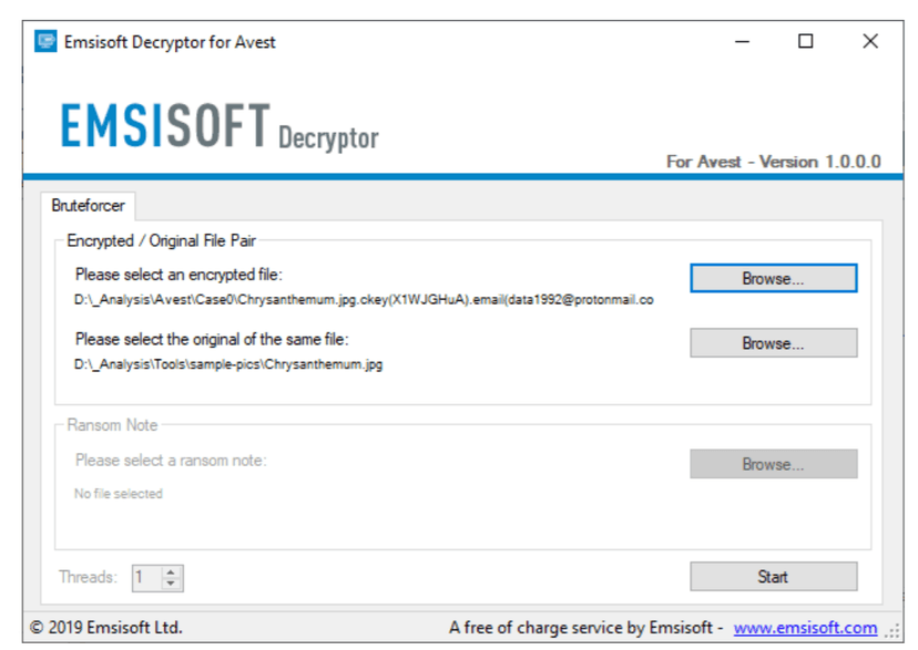 Emsisoft released a new free decryption tool for the Avest ransomware