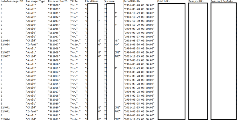 Backup files for Lion Air and parent airlines exposed and exchanged on forums