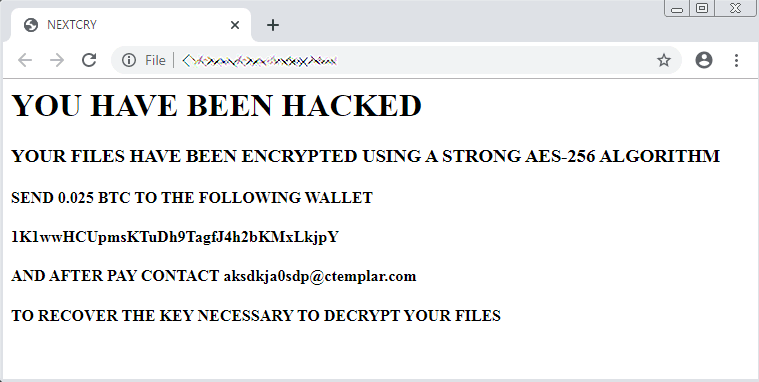 New NextCry Ransomware targets Nextcloud instances   on Linux servers