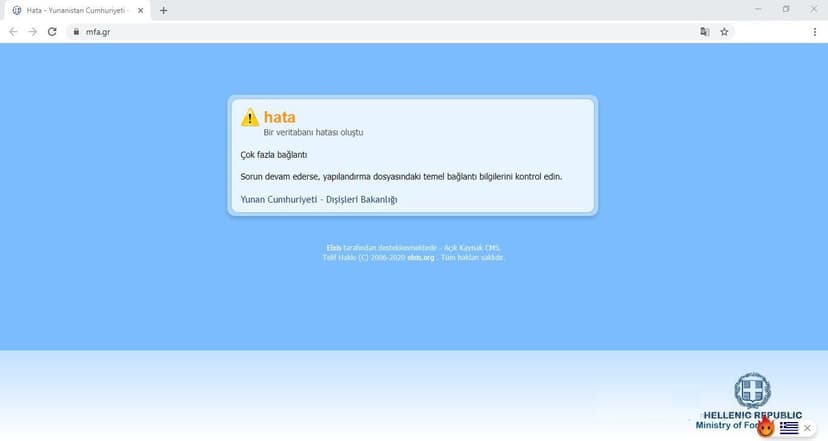 Turkish Hackers hit Greek Government websites and local stock exchange