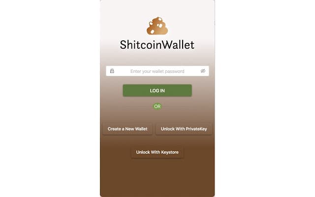 shitcoin wallet Chrome extension