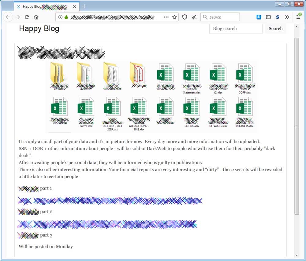 Sodinokibi ransomware new threat
