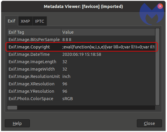 Crooks hide e-skimmer code in favicon EXIF Metadata