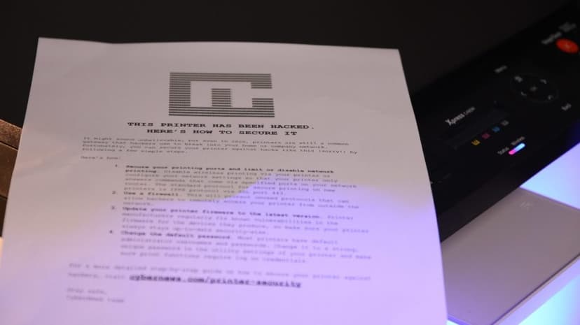 Experts hacked 28,000 unsecured printers to raise awareness of printer security issues