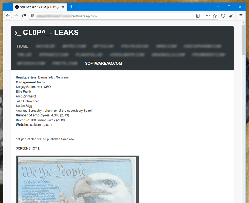 German tech firm Software AG hit by ransomware attack