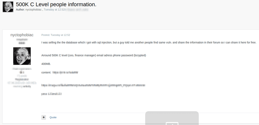 500K+ records of C-level people from Capital Economics leaked online