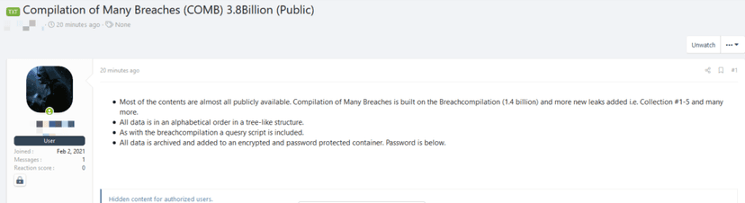 COMB breach: 3.2B email and password pairs leaked online
