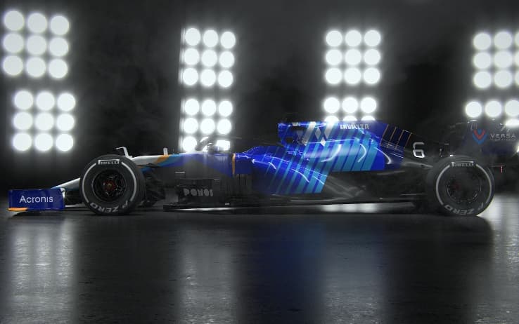 The launch of Williams new FW43B car ruined by hackers