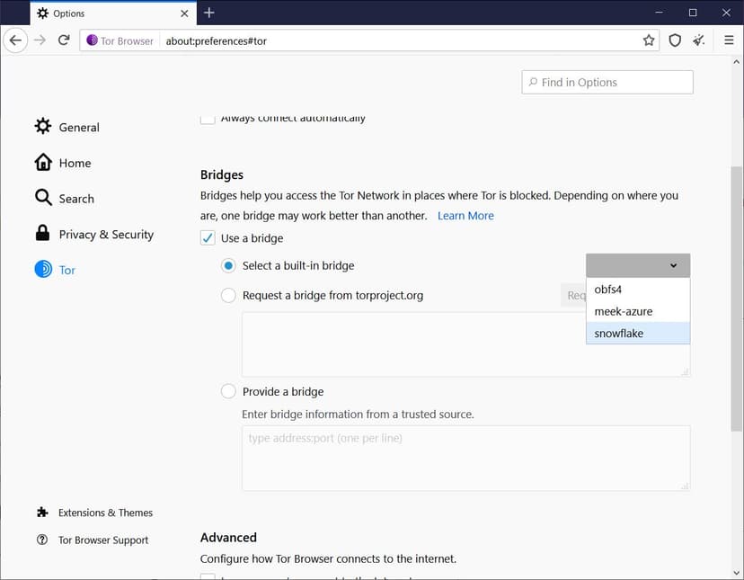 Tor Browser 10.5 is out, it includes a new anti-censorship feature
