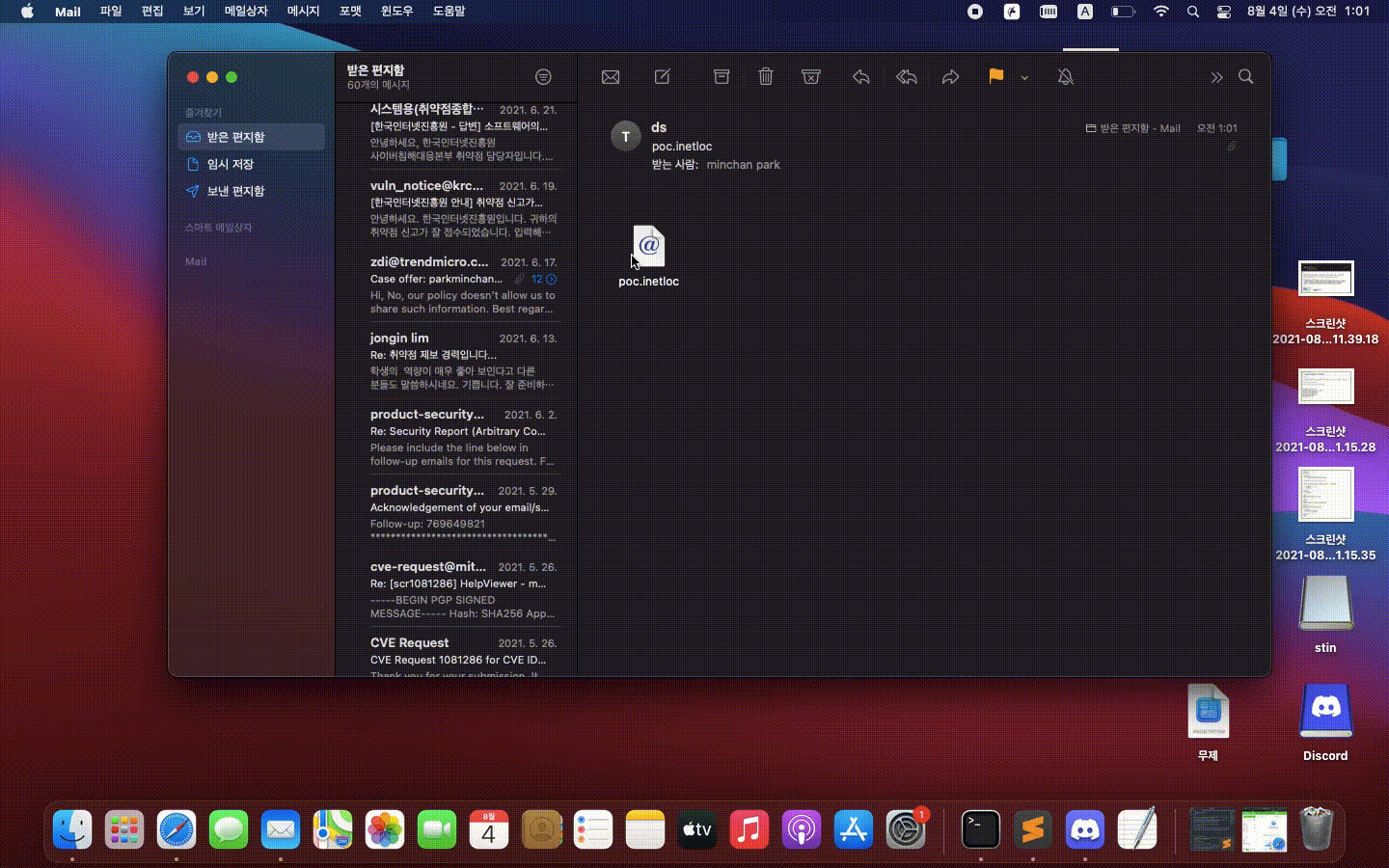 A zero-day flaw allows to run arbitrary commands on macOS systems