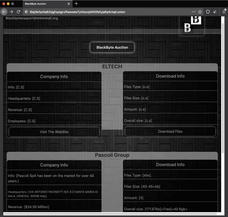 Trustwave released a free decryptor for the BlackByte ransomware