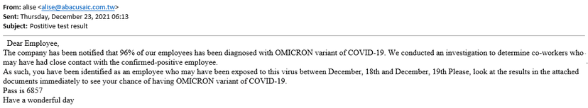 Omicron-themed phishing attacks spread Dridex and taunt with funeral helpline
