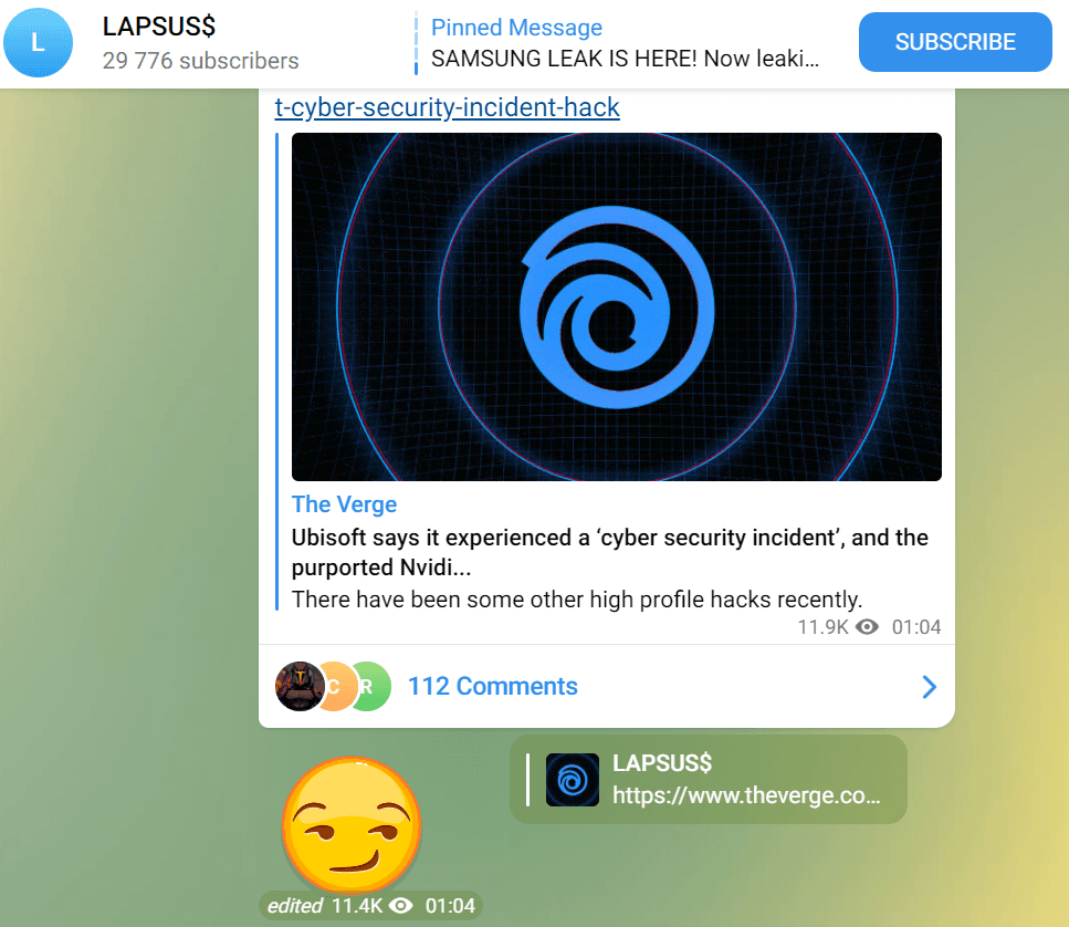 Ubisoft Lapsus$