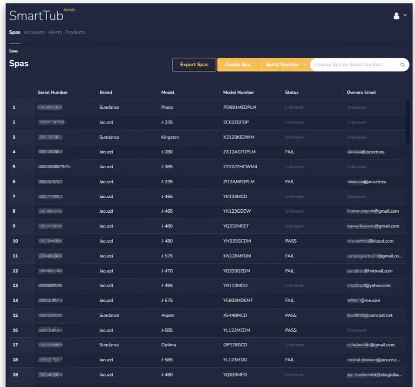 Vulnerabilities in the Jacuzzi SmartTub app could allow to access users’ data