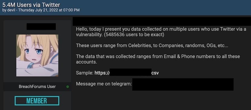 Twitter confirms zero-day used to access data of 5.4 million accounts