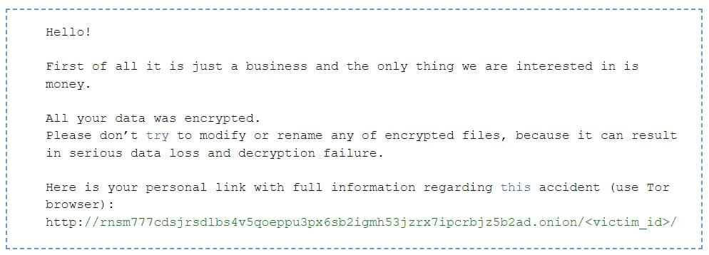 ransomexx ransomware