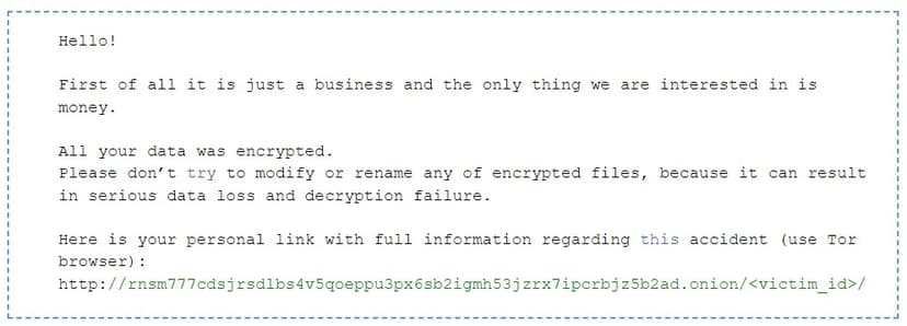 RansomExx Ransomware upgrades to Rust programming language