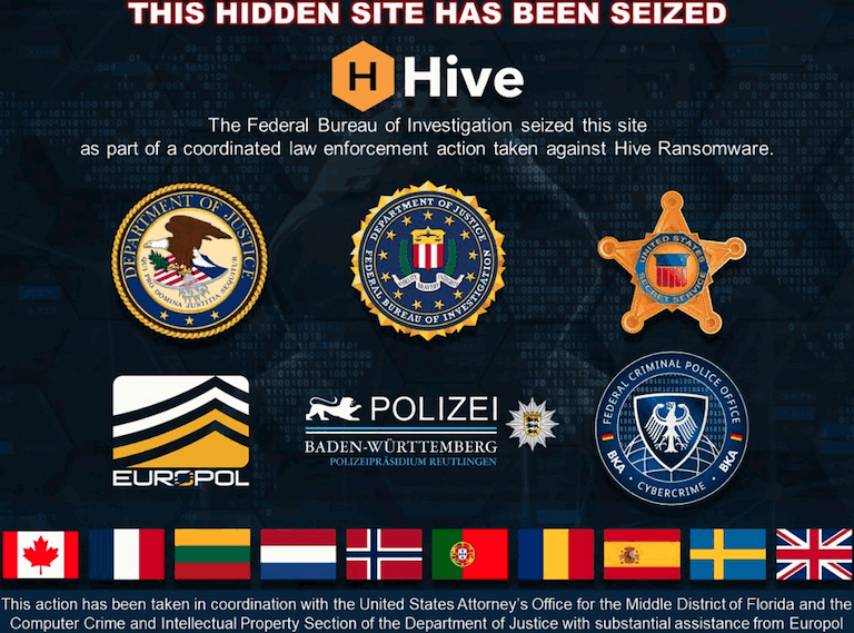 French authorities arrested a Russian national for his role in the Hive ransomware operation