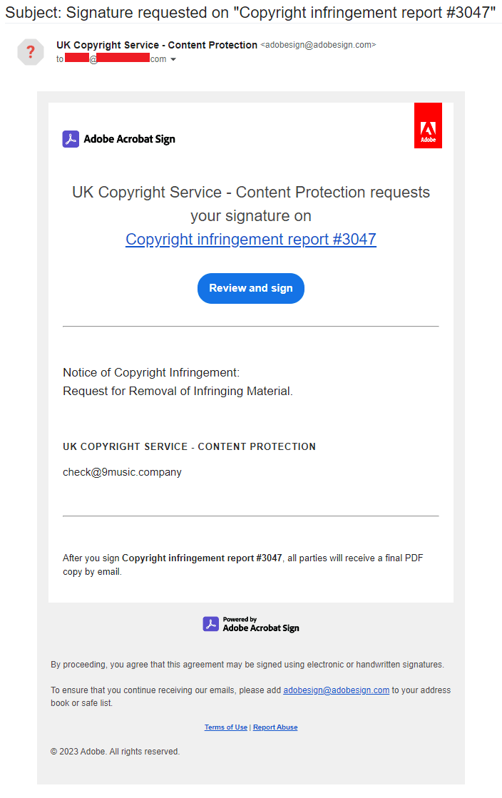Threat actors abuse Adobe Acrobat Sign to distribute RedLine info-stealer