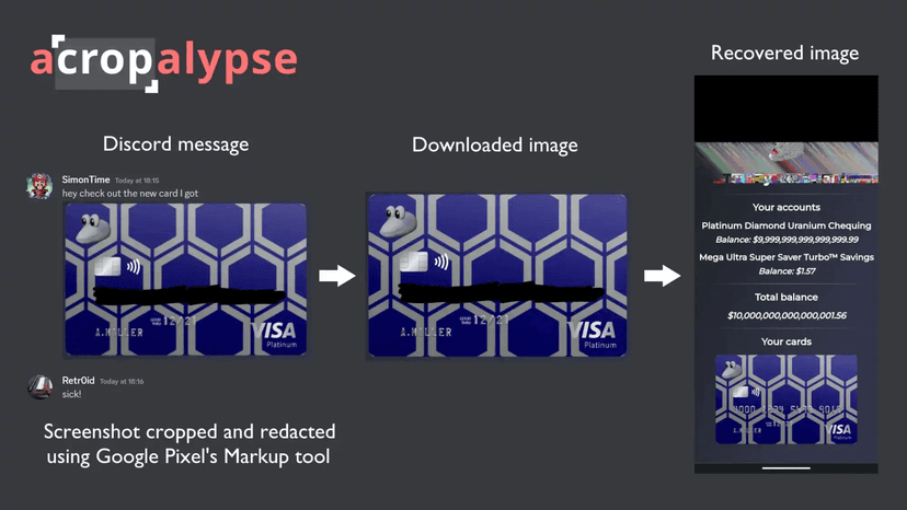 Acropalypse flaw in Google Pixel’s Markup tool allowed the recovery of edited images