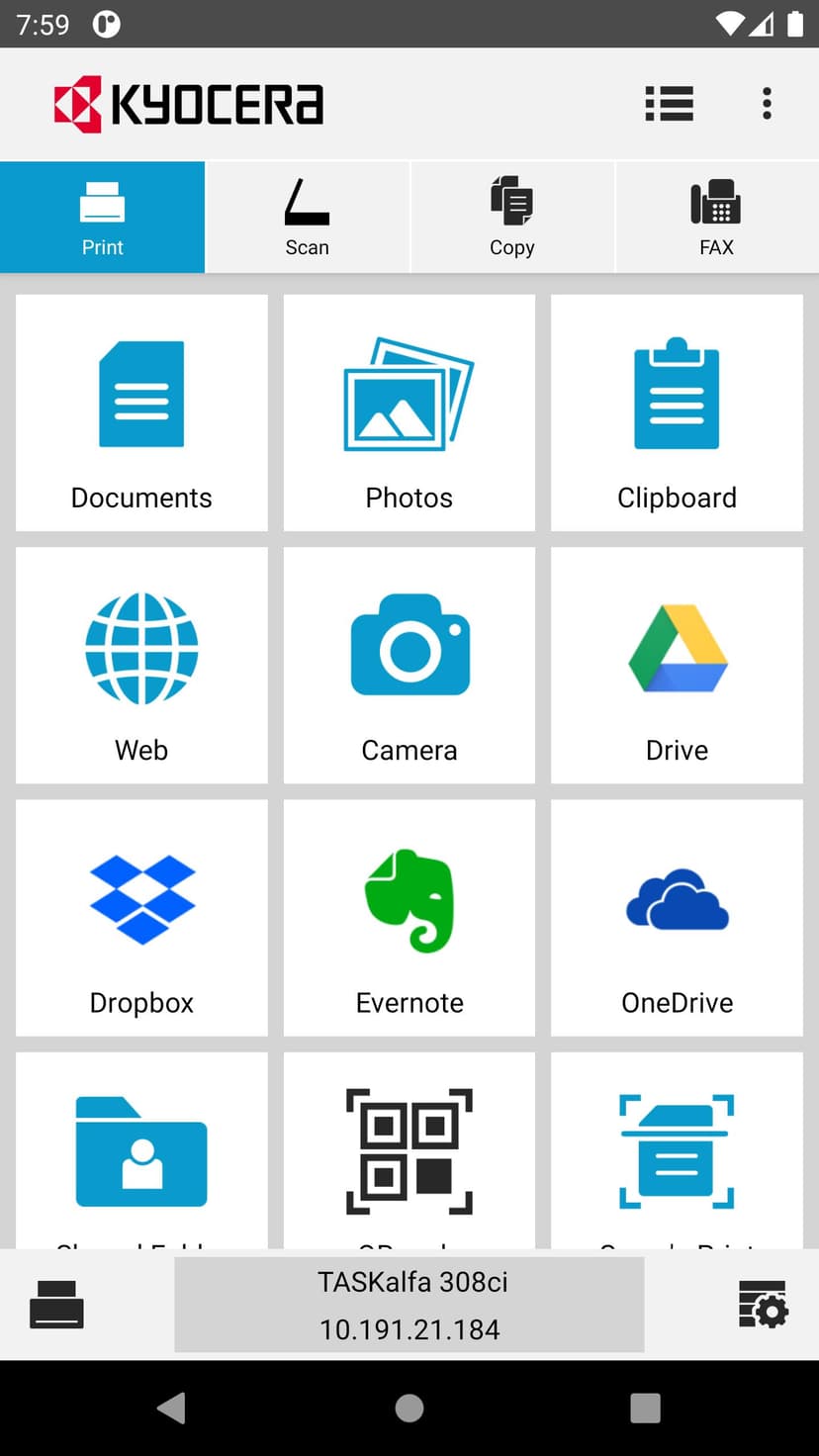 A flaw in the Kyocera Android printing app can be abused to drop malware