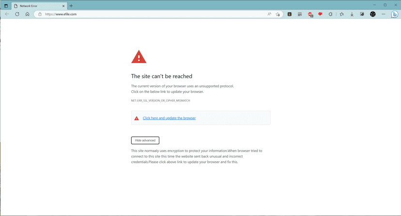 Tax preparation and e-file service eFile.com compromised to serve malware