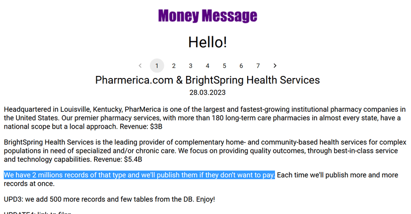 PharMerica data breach impacts more than 5.8 million individuals