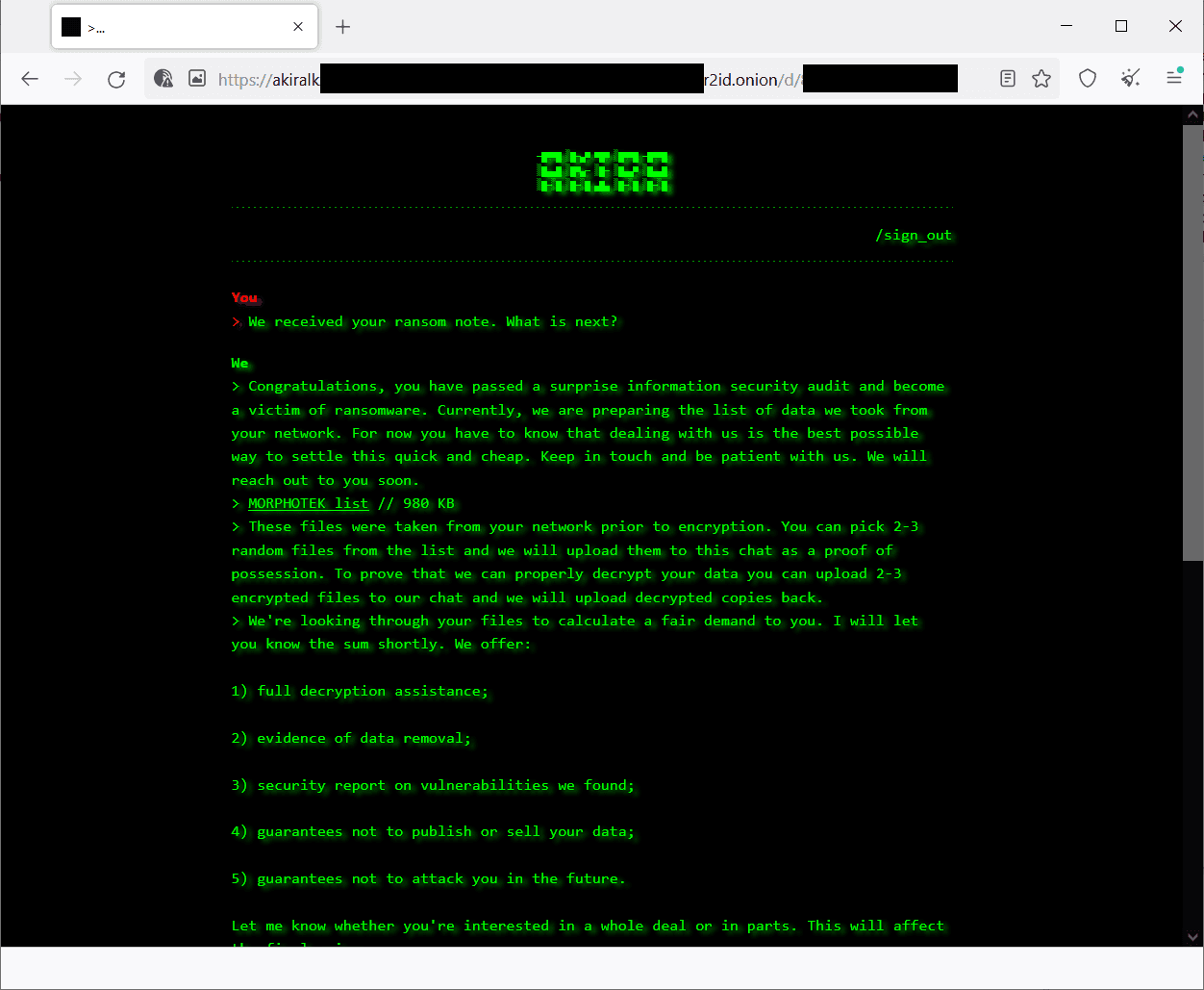 Akira Ransomware bypasses MFA on SonicWall VPNs Akira ransomware