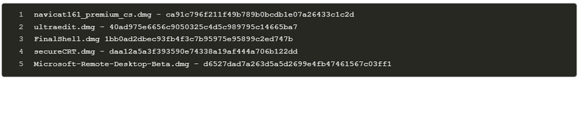Backdoored pirated applications targets Apple macOS users
