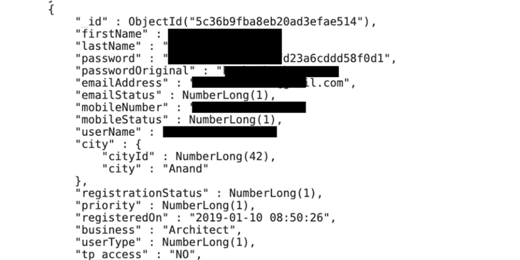 MyEstatePoint Property Search Android app leaks user passwords