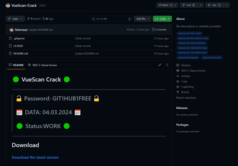 “gitgub” malware campaign targets Github users with RisePro info-stealer