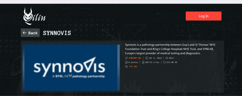 Qilin ransomware attack on Synnovis impacted over 900,000 patients