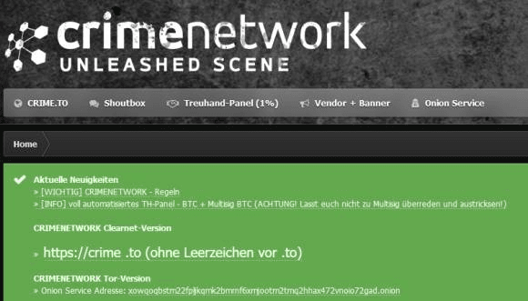 Authorities shut down Crimenetwork, the Germany’s largest crime marketplace