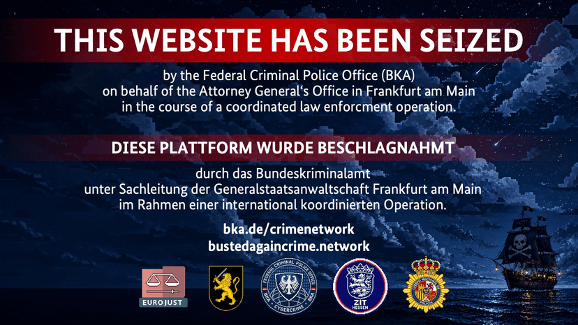 Crimenetwork returns after takedown, dismantled again by German authorities