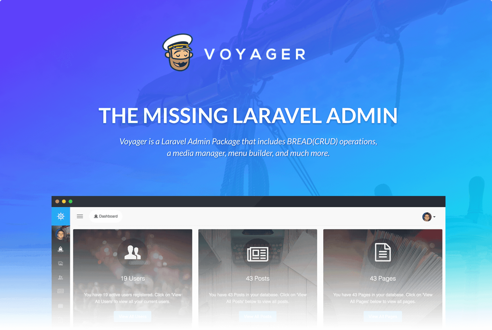 PHP package Voyager