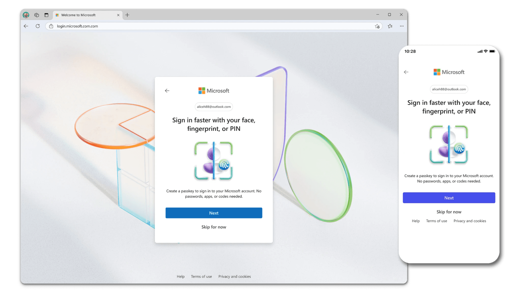 Microsoft passwordless by default