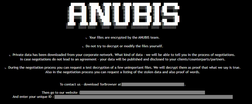 New Anubis RaaS includes a wiper module