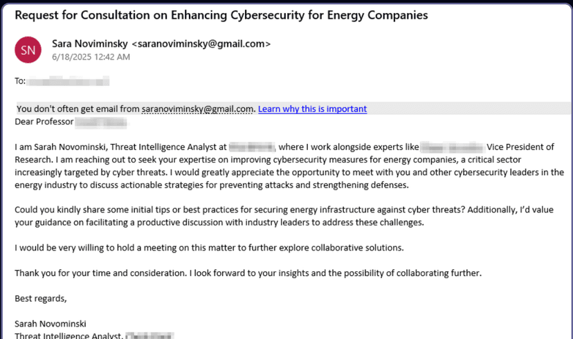 APT42 impersonates cyber professionals to phish Israeli academics and journalists
