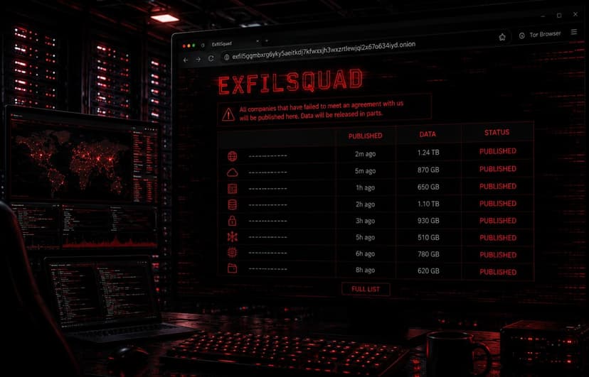 ExfilSquad Targets New Victims, Shares Data via Torrents